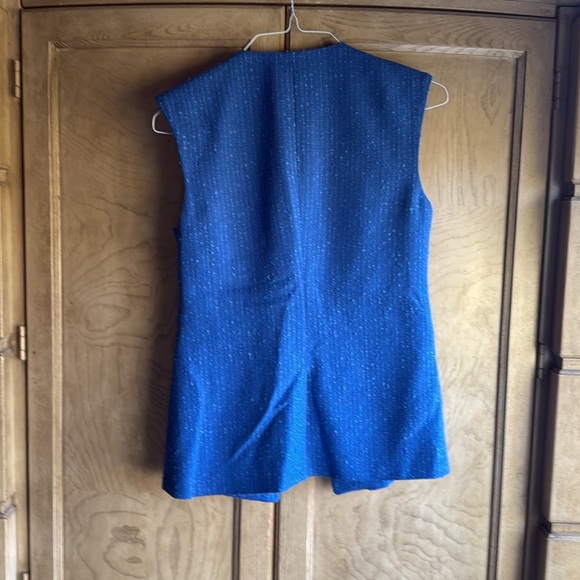 Veronica Beard 🔥 Tamara Linen Vest Single-Breasted Vest - Picture 13 of 13